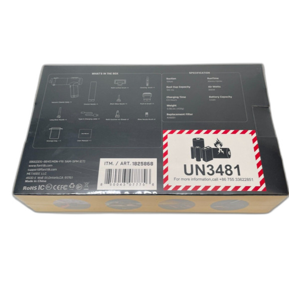 New In Box Fanttik Slim x100 Mix Cordless Handheld Vacuum Cleaner - Picture 3 of 7